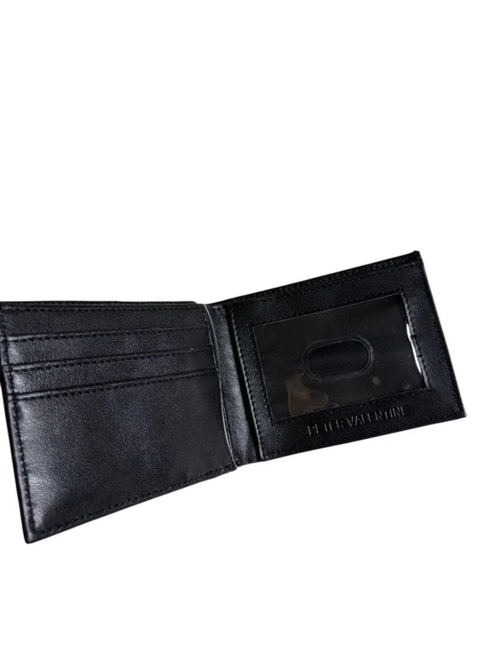 Peter Valentine Bifold Wallet (Black)